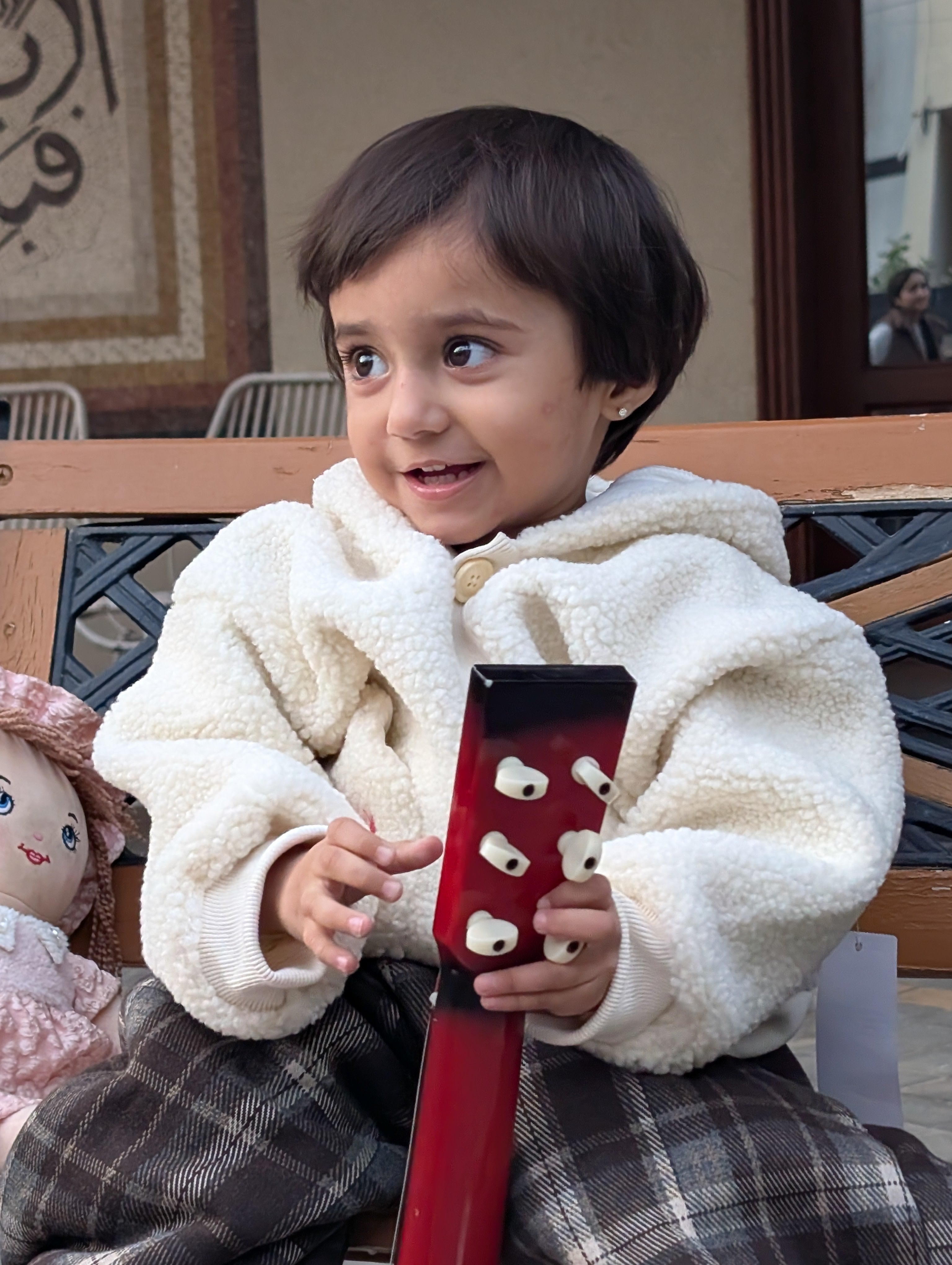 2‑Piece Girls Hoodie Set – White