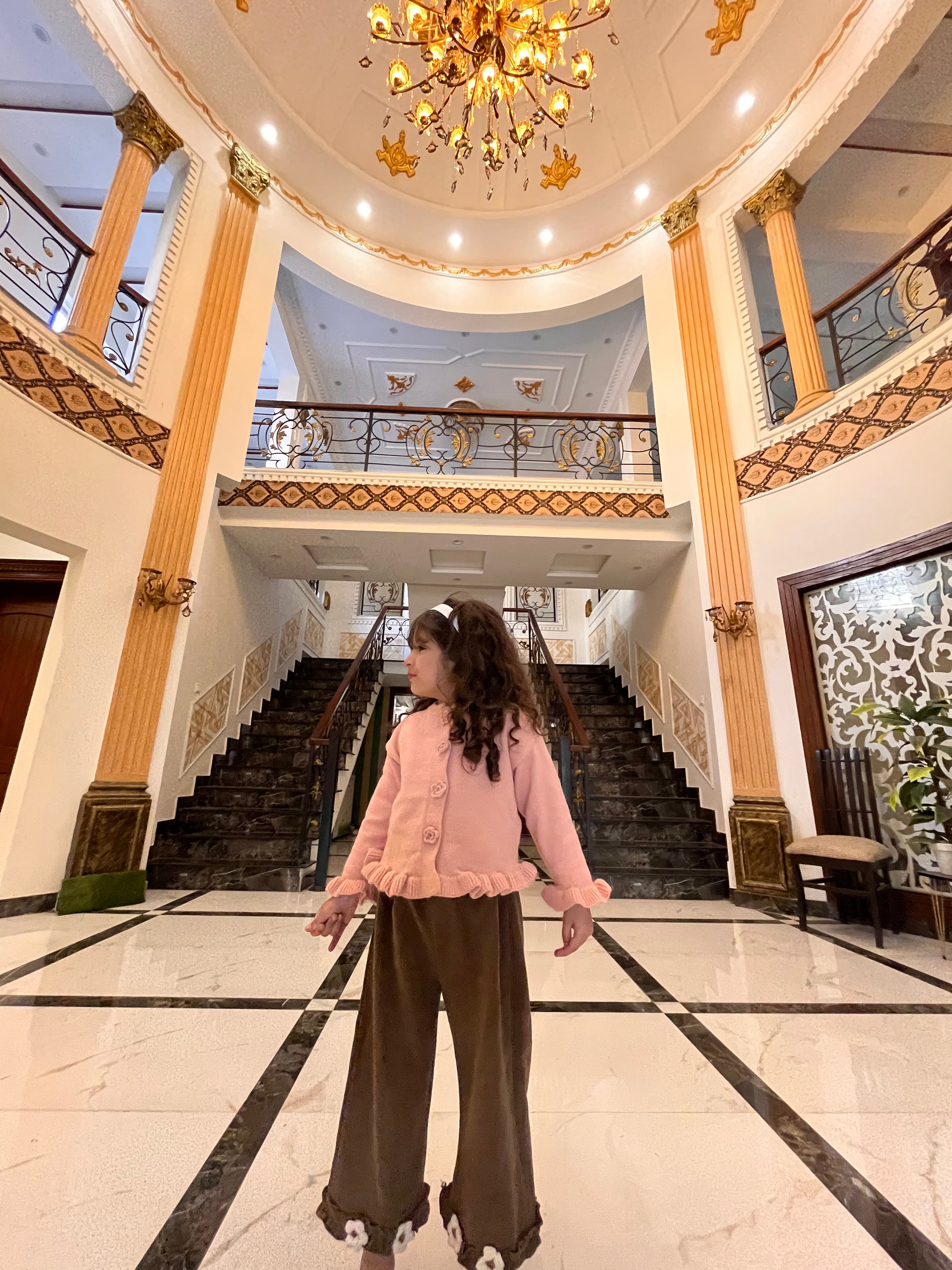 3‑Piece Girls Warm Set – Pink