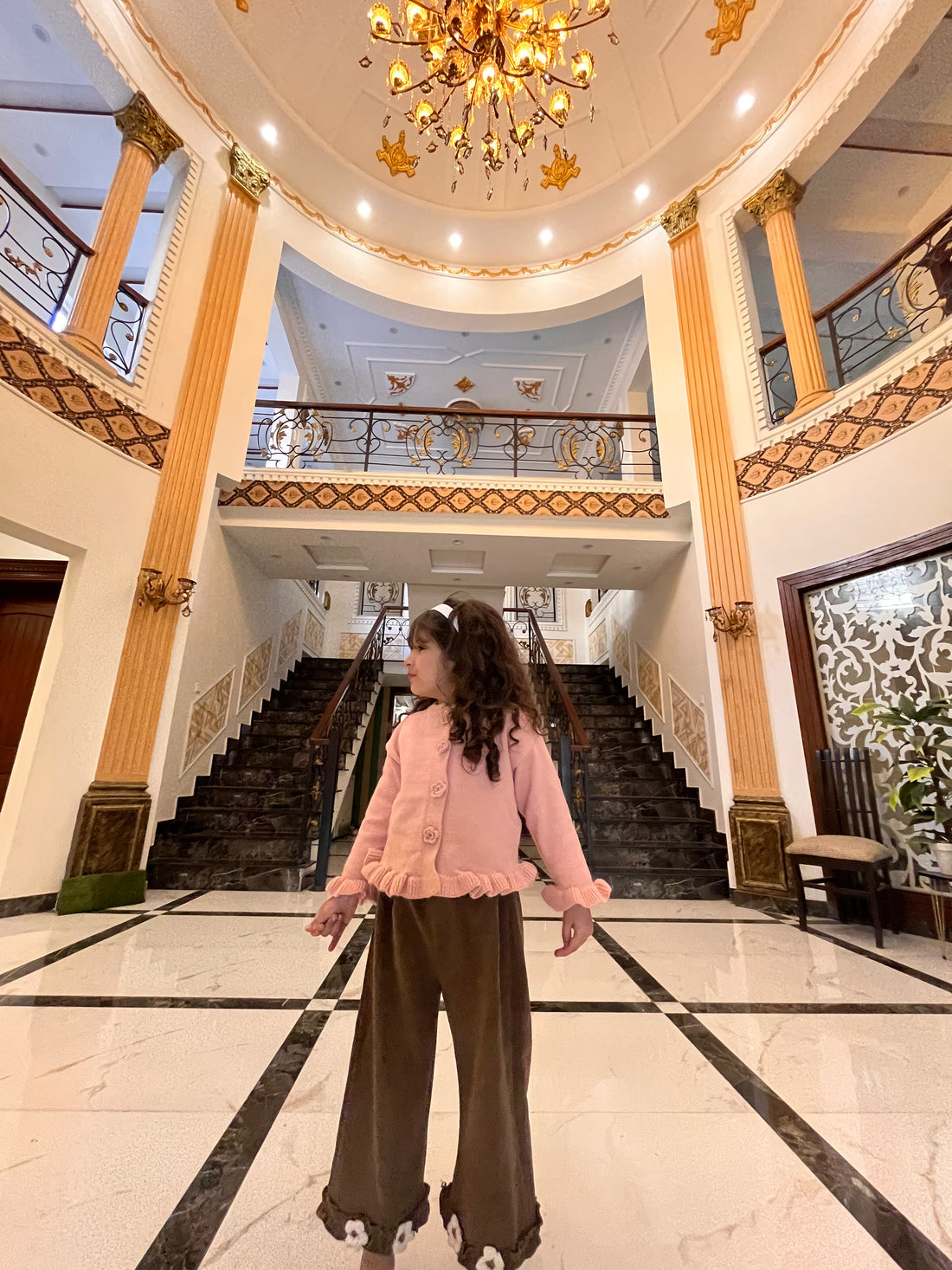 3‑Piece Girls Warm Set – Pink