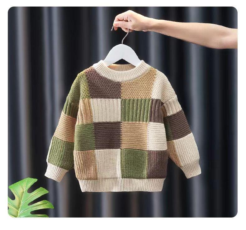 Warm Chunky Knit Sweater – Green