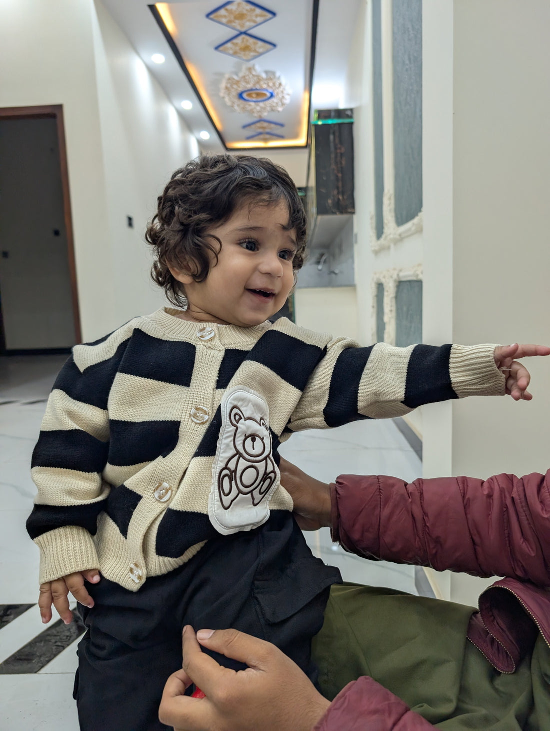 3‑Piece Sweater Set – Black