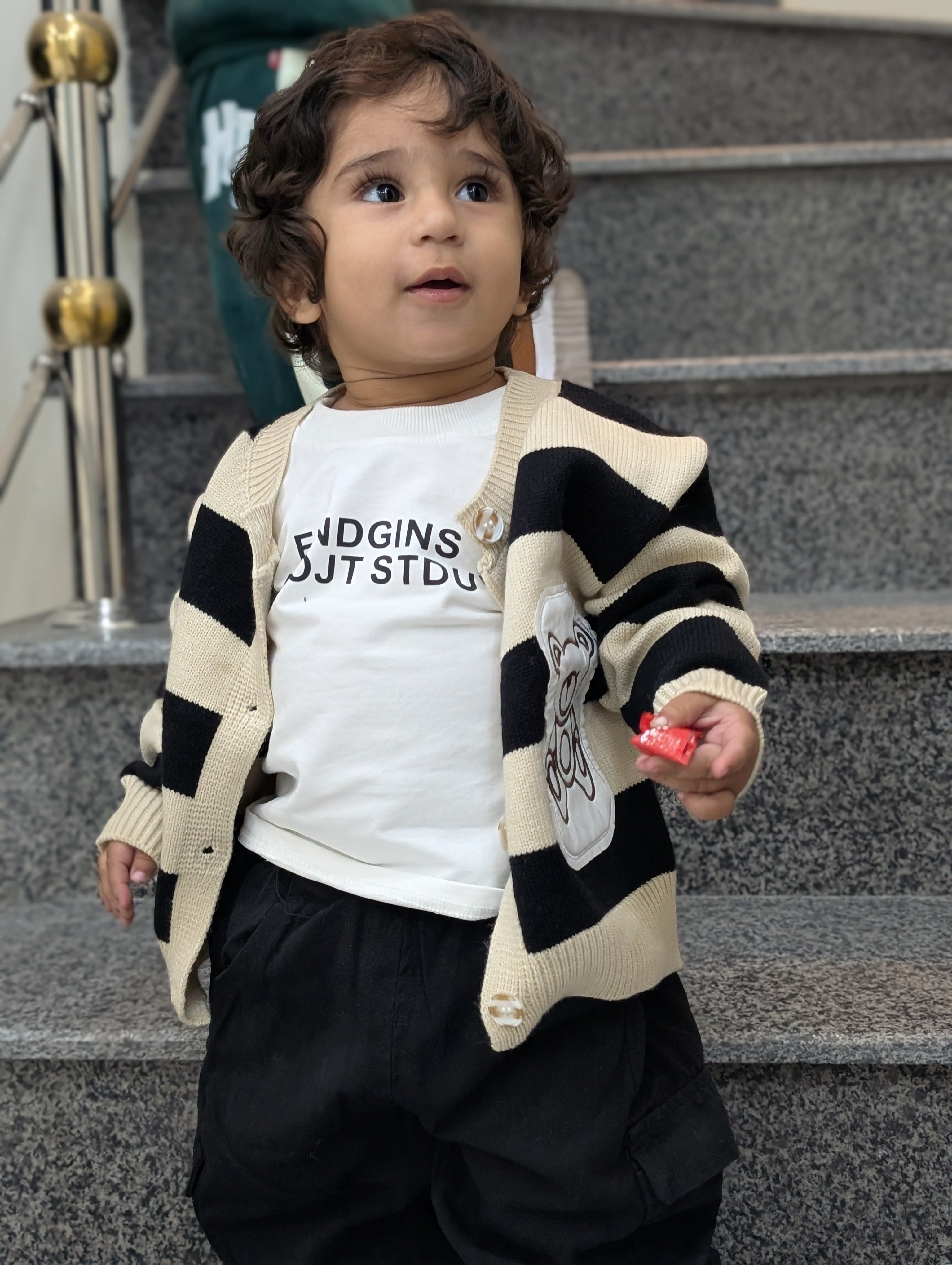 3‑Piece Sweater Set – Black