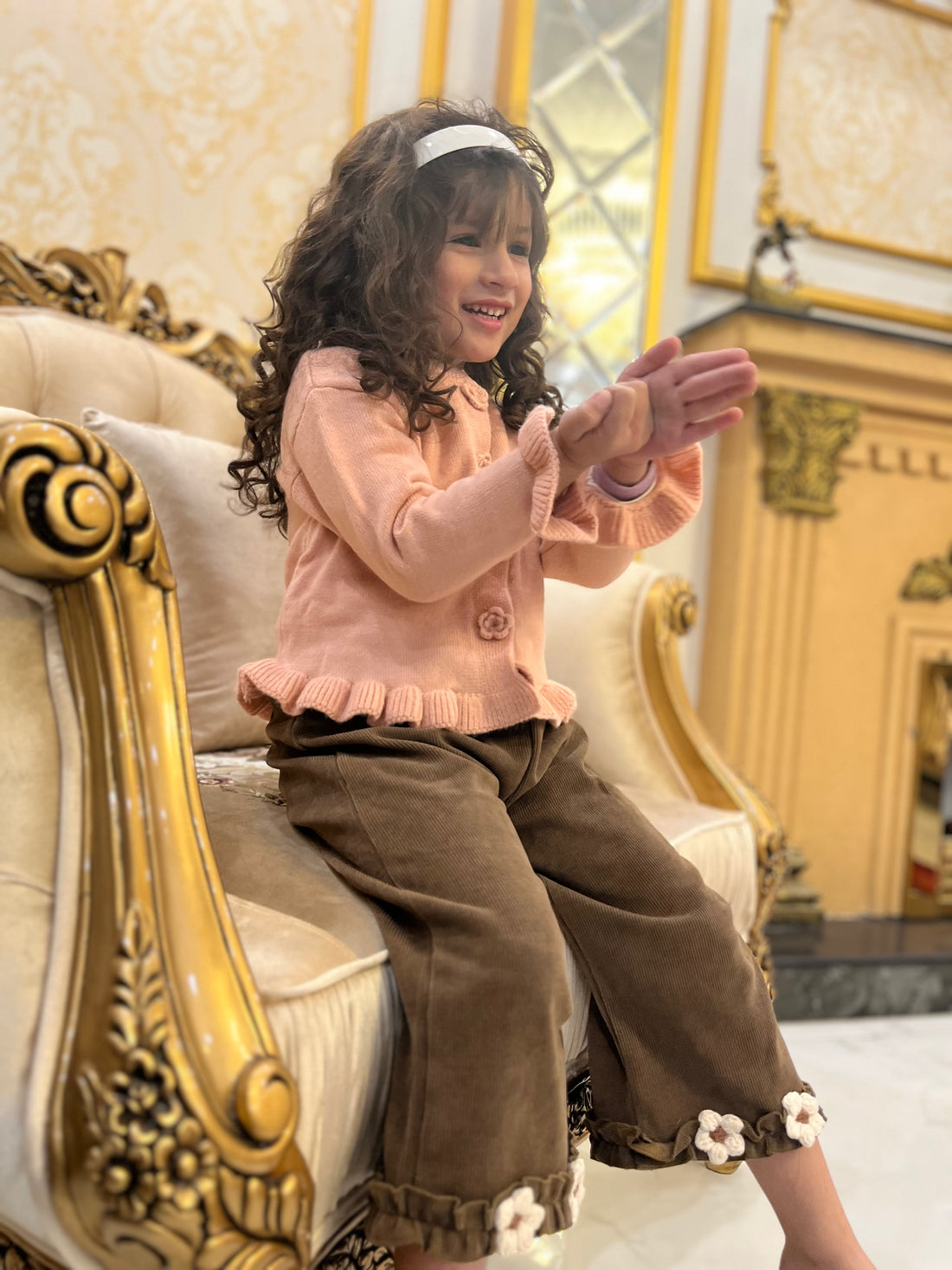 3‑Piece Girls Warm Set – Pink